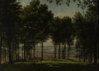 Mount Storm Park, Cincinnati, 1840 (olja på akademikartavla)